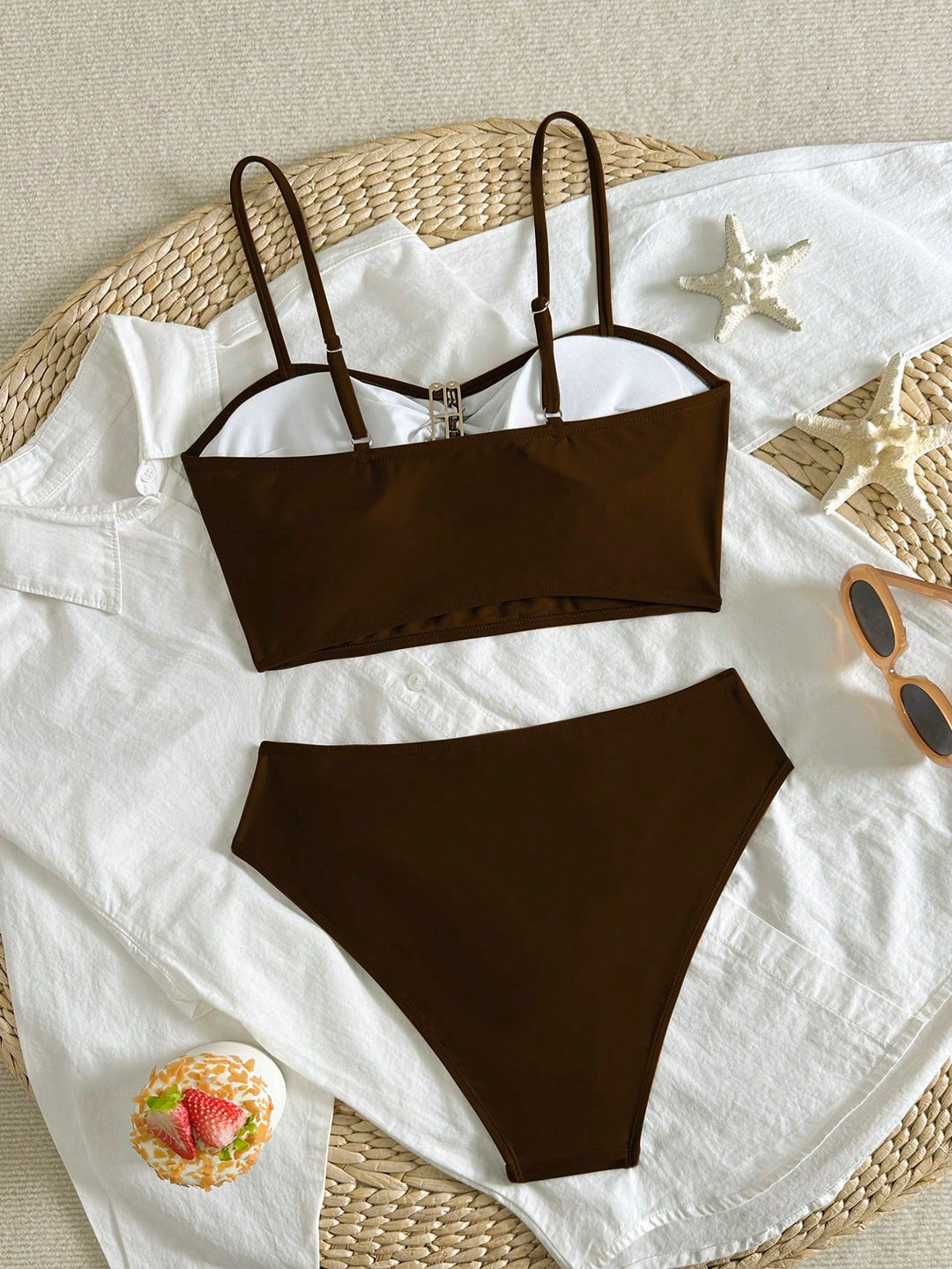 Set bikini SHEIN, maro
