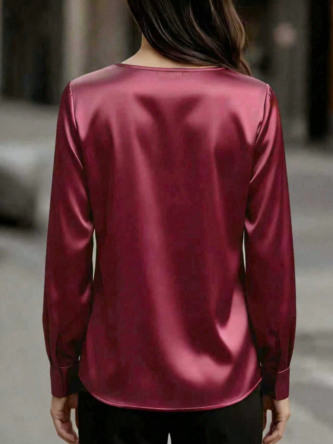 Bluza eleganta SHEIN, roșu