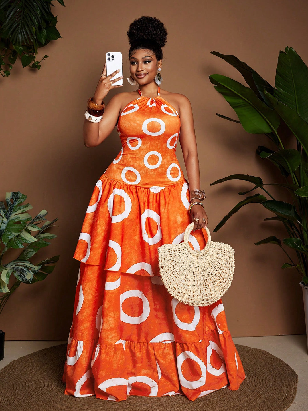 Rochie SHEIN, portocaliu