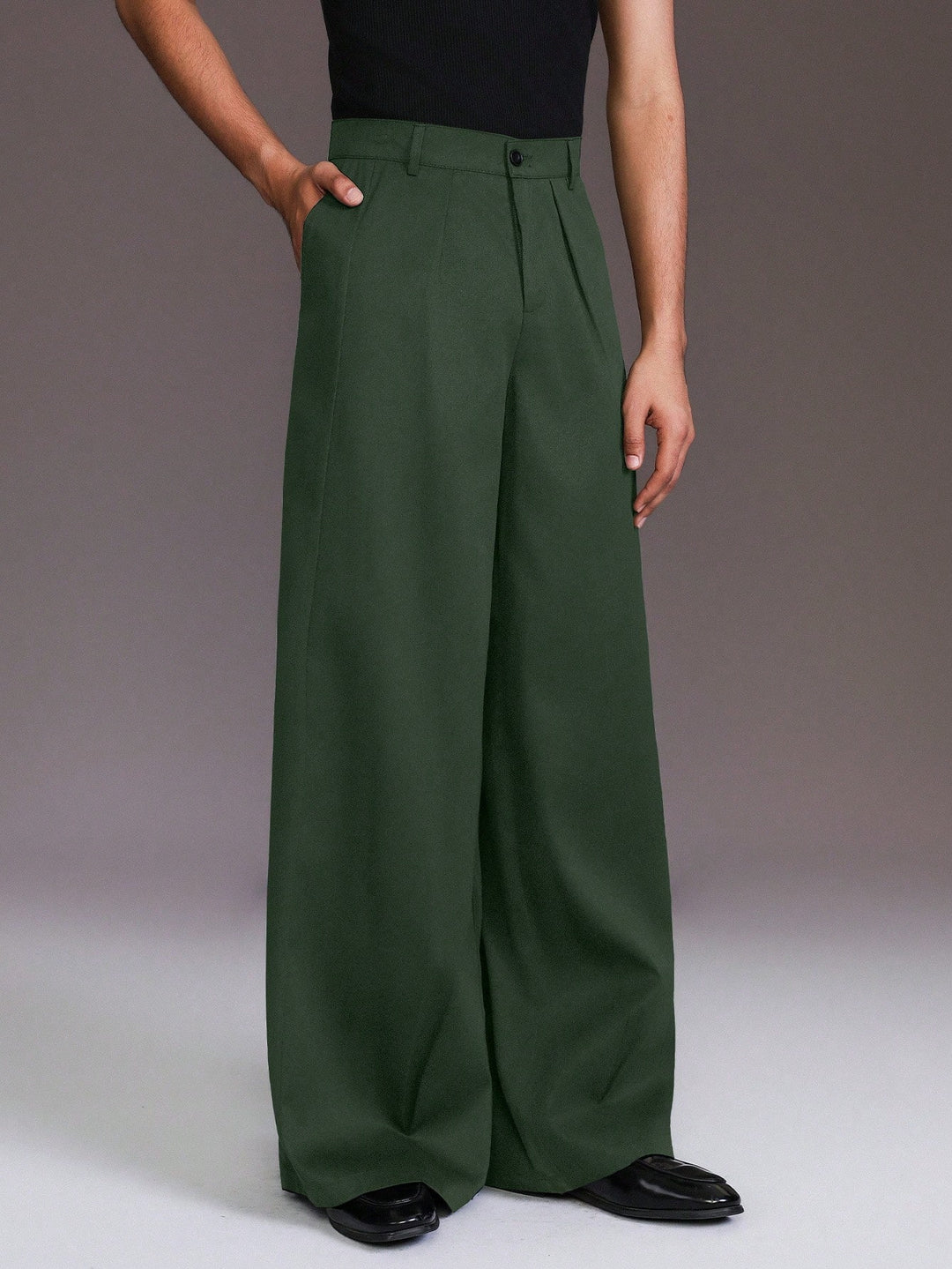 Pantalon SHEIN, verde