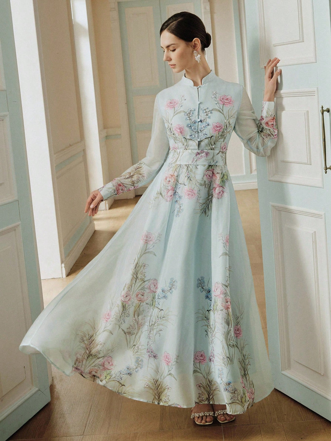 Rochie maxi SHEIN, albastru