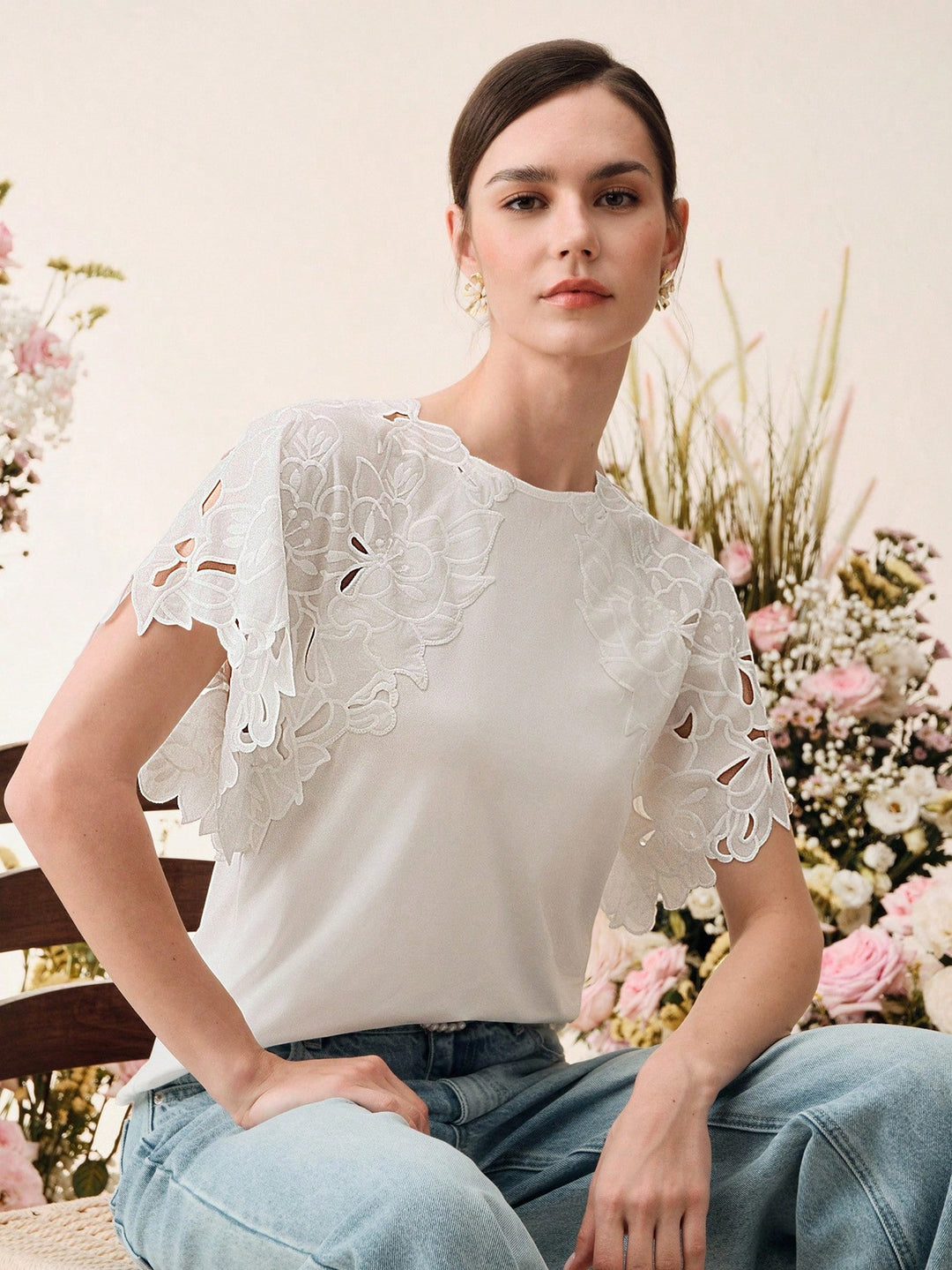 Tricou SHEIN, alb