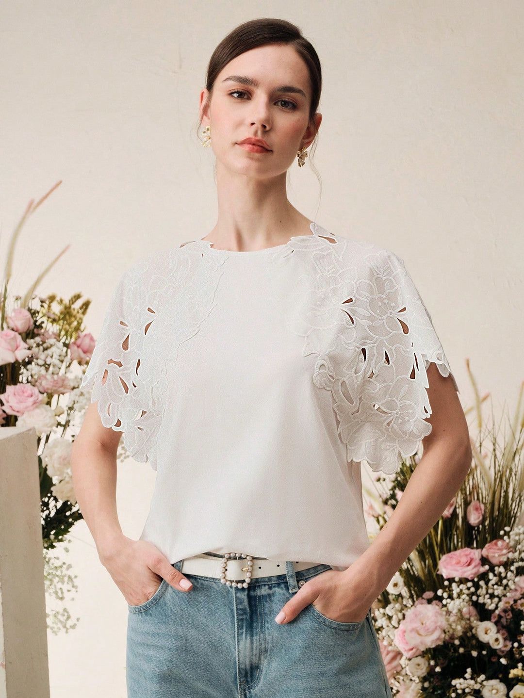 Tricou SHEIN, alb