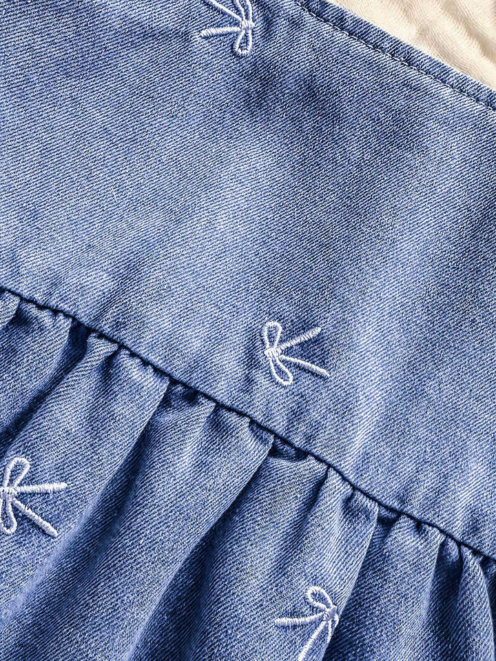 Set denim copii SHEIN, albastru