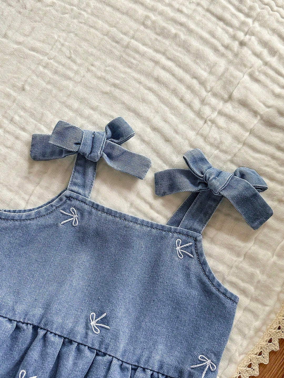 Set denim copii SHEIN, albastru