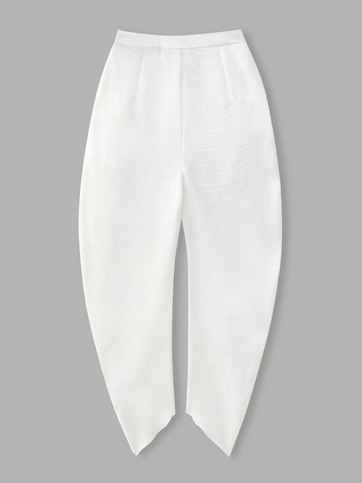 Pantaloni SHEIN, alb