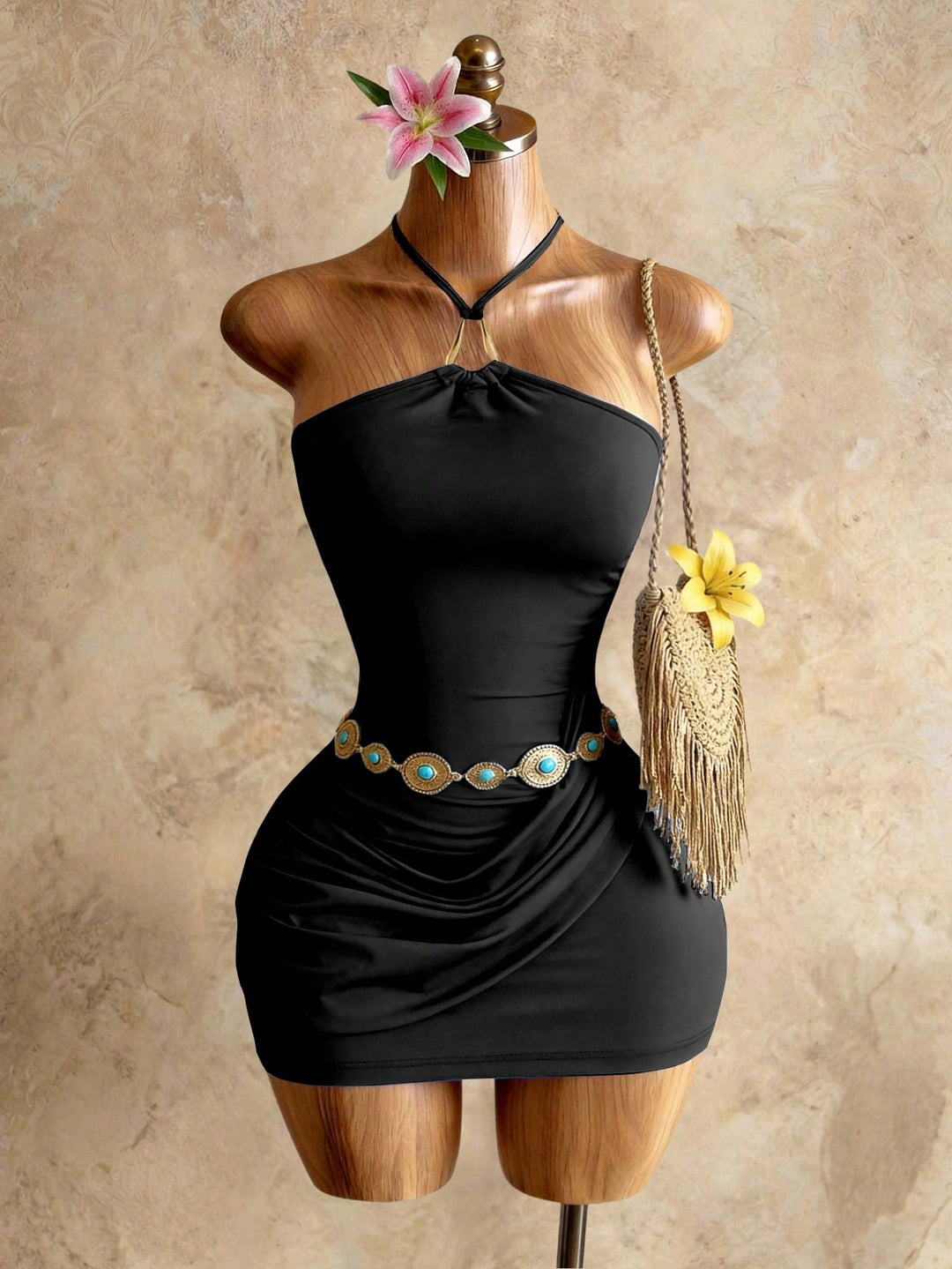 Rochie scurtă SHEIN, negru