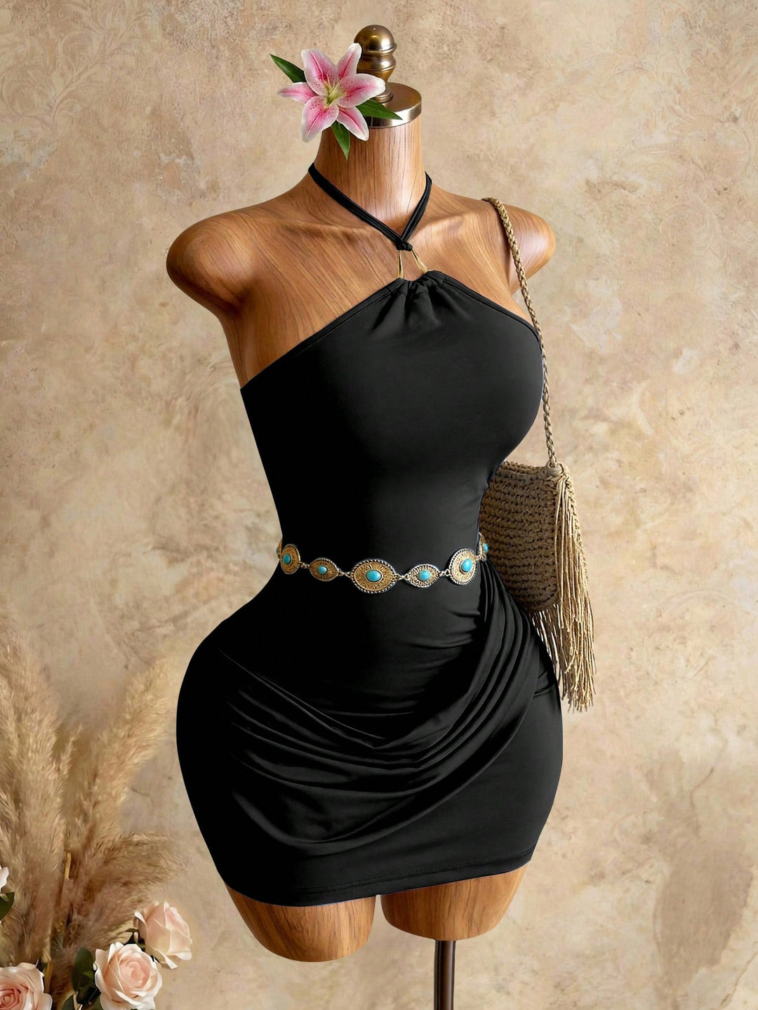 Rochie scurtă SHEIN, negru