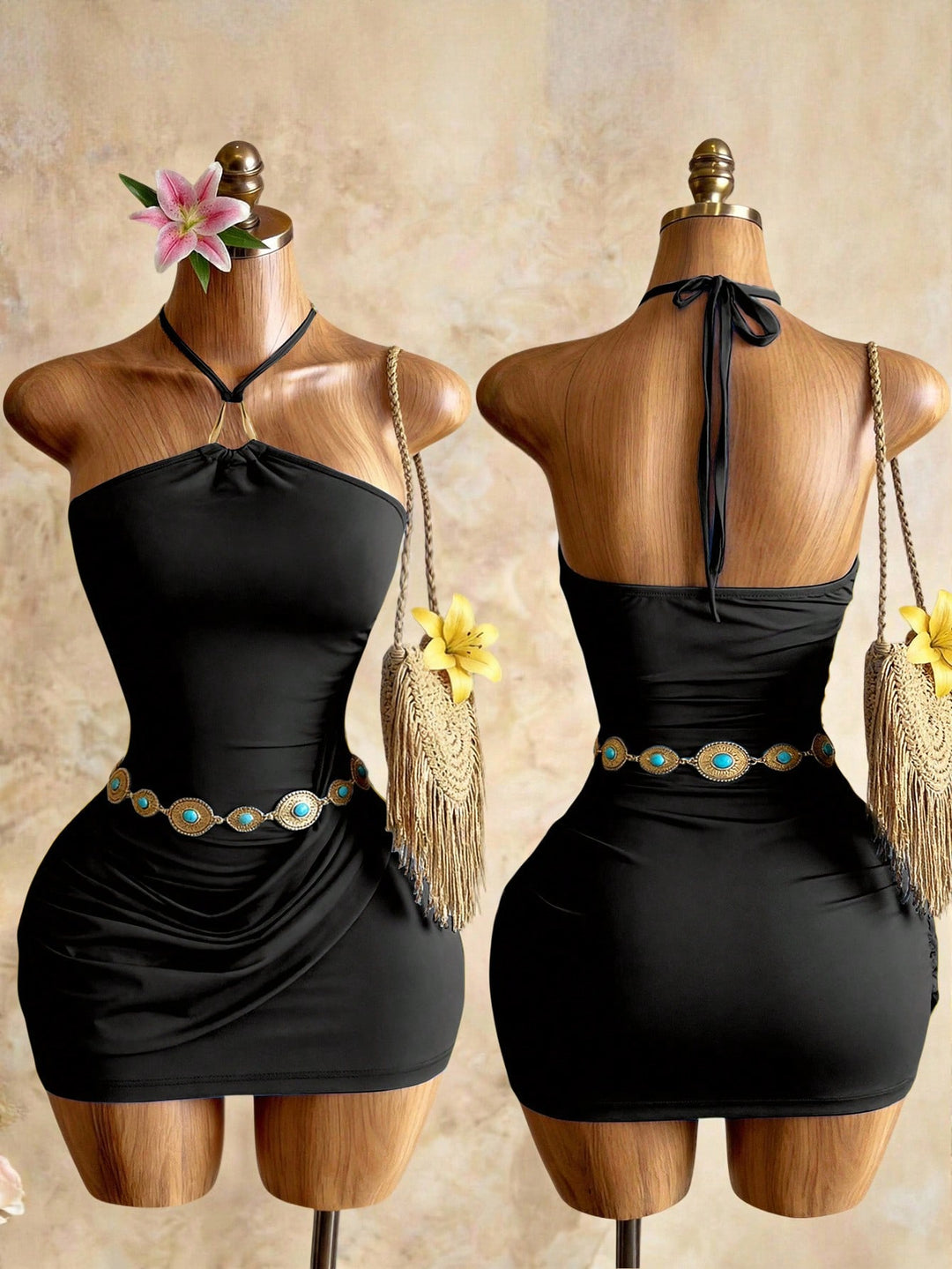 Rochie scurtă SHEIN, negru