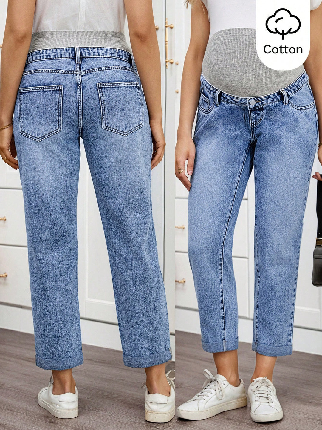 Jeans SHEIN, albastru