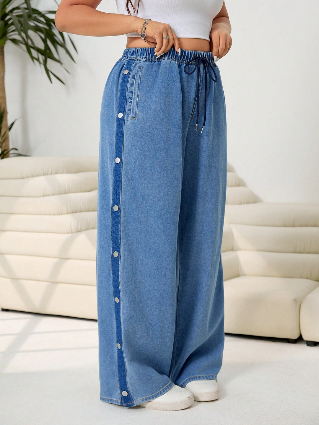 Jeans SHEIN, albastru