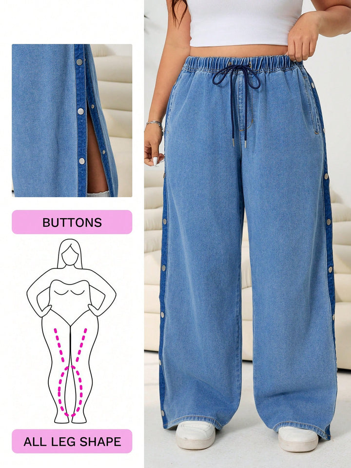 Jeans SHEIN, albastru
