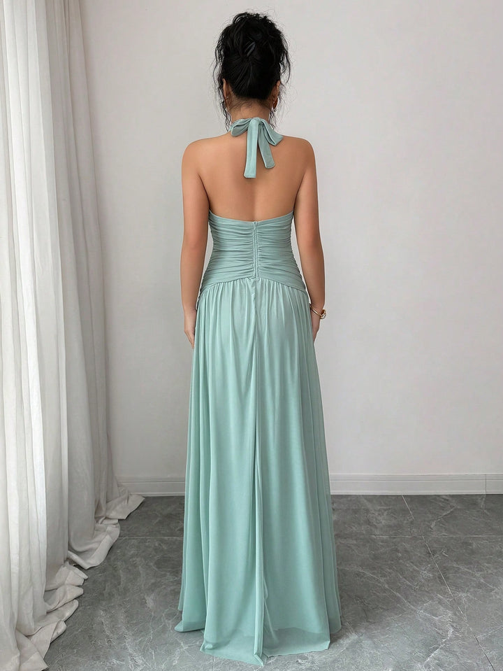 Rochie maxi SHEIN, verde