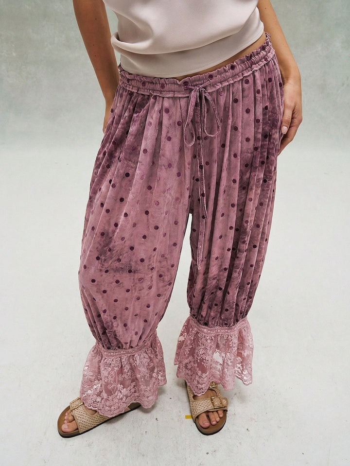 Pantaloni SHEIN, roz