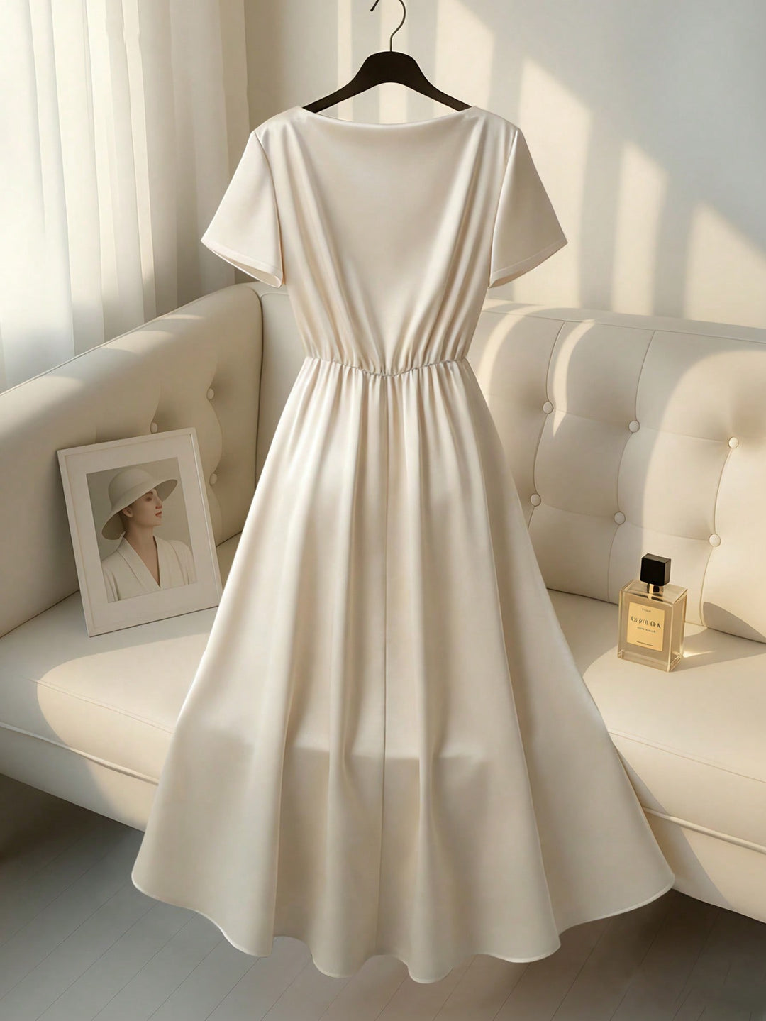 Rochie midi SHEIN, portocaliu