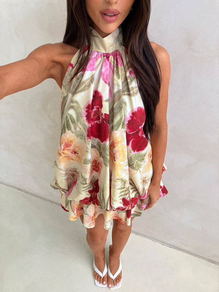 Rochie mini SHEIN, galben