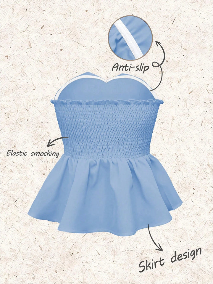 Top SHEIN, albastru