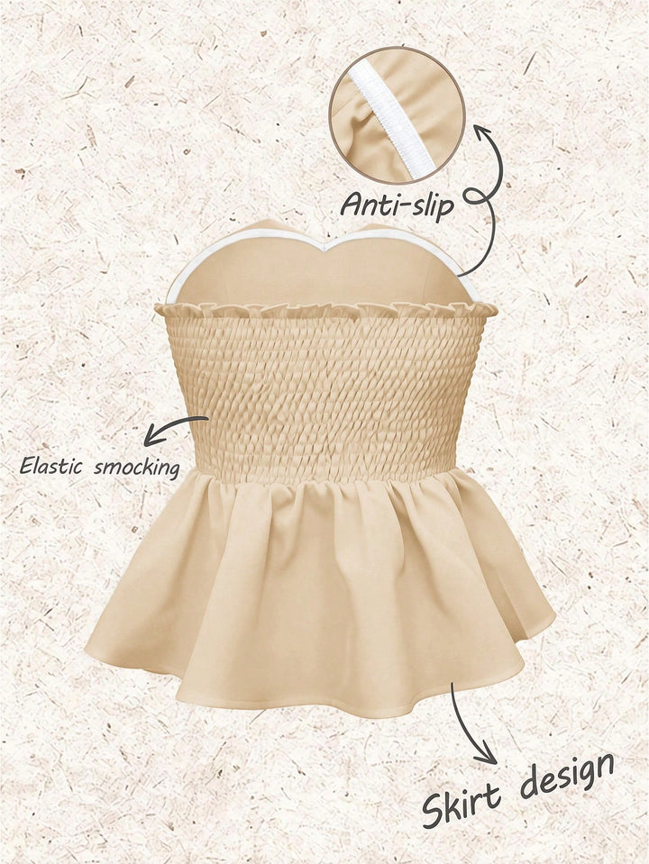 Top SHEIN, bézs