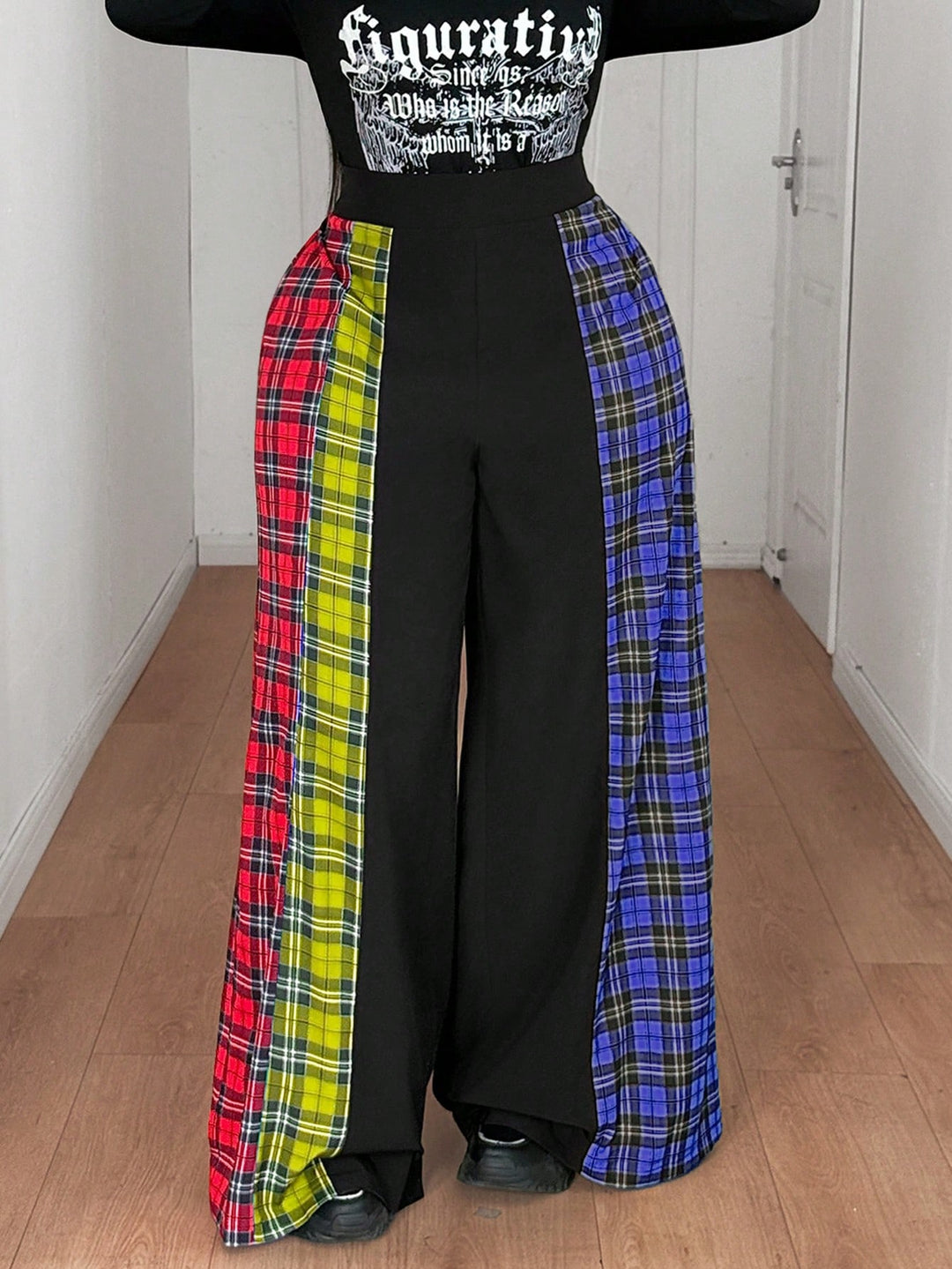 Pantaloni SHEIN, albastru