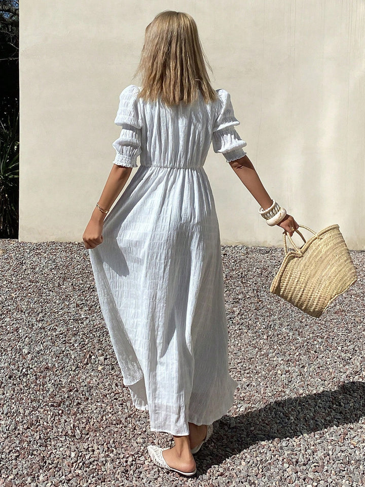 Rochie midi SHEIN, alb