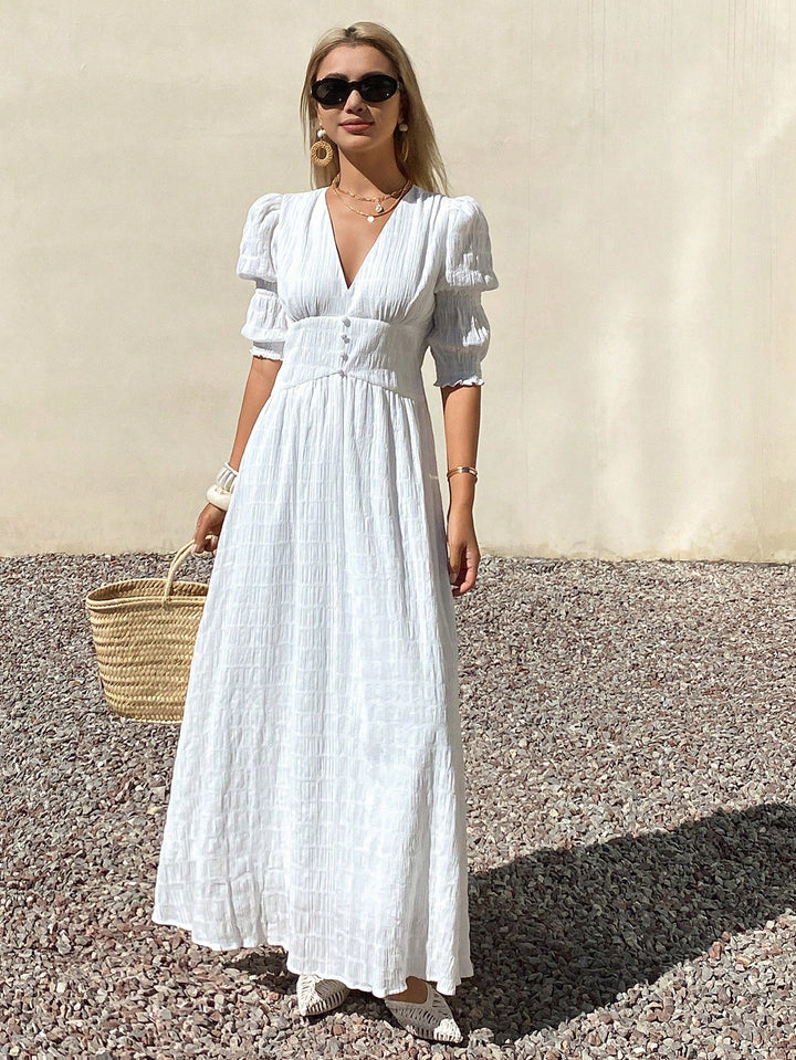 Rochie midi SHEIN, alb