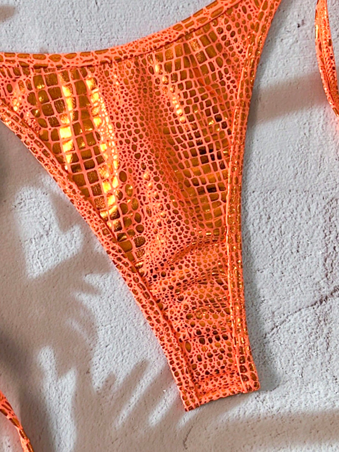 Set bikini SHEIN, portocaliu
