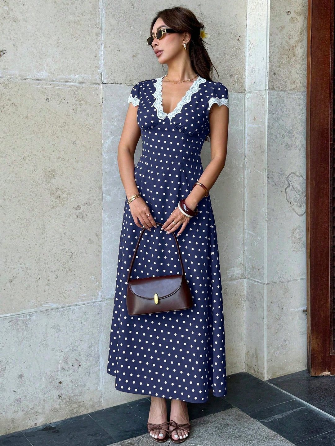 Rochie maxi SHEIN, albastru