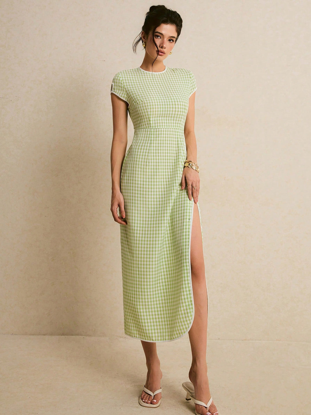 Rochie maxi SHEIN, verde