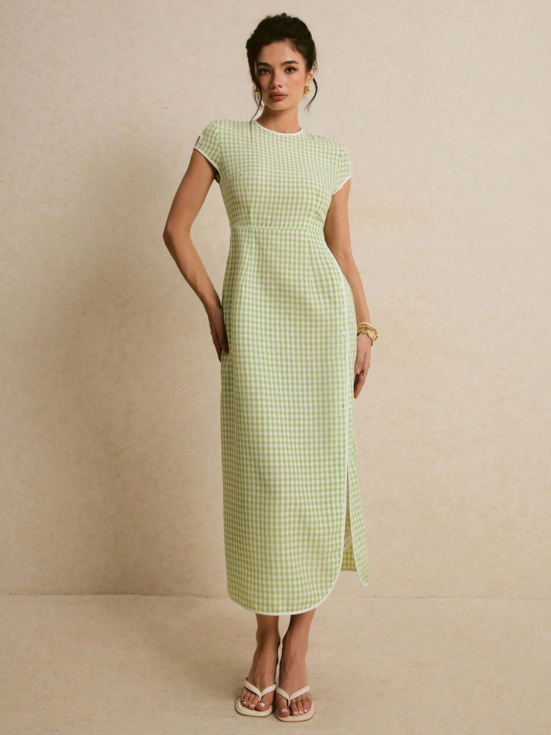 Rochie maxi SHEIN, verde