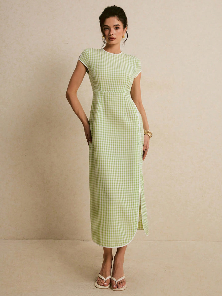Rochie maxi SHEIN, verde