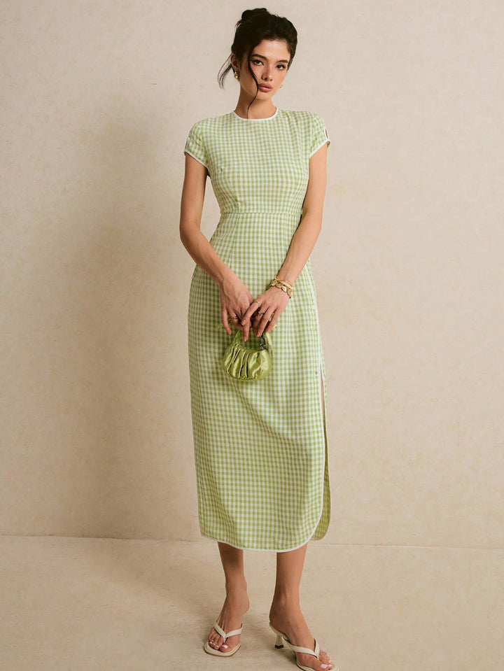 Rochie maxi SHEIN, verde