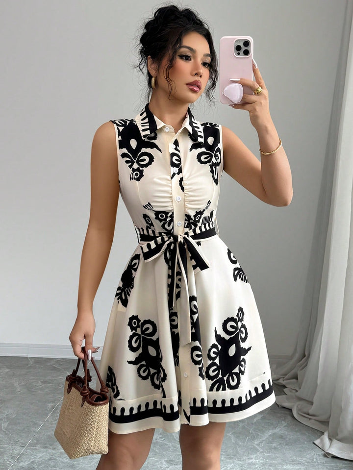 Rochie scurtă SHEIN, bej