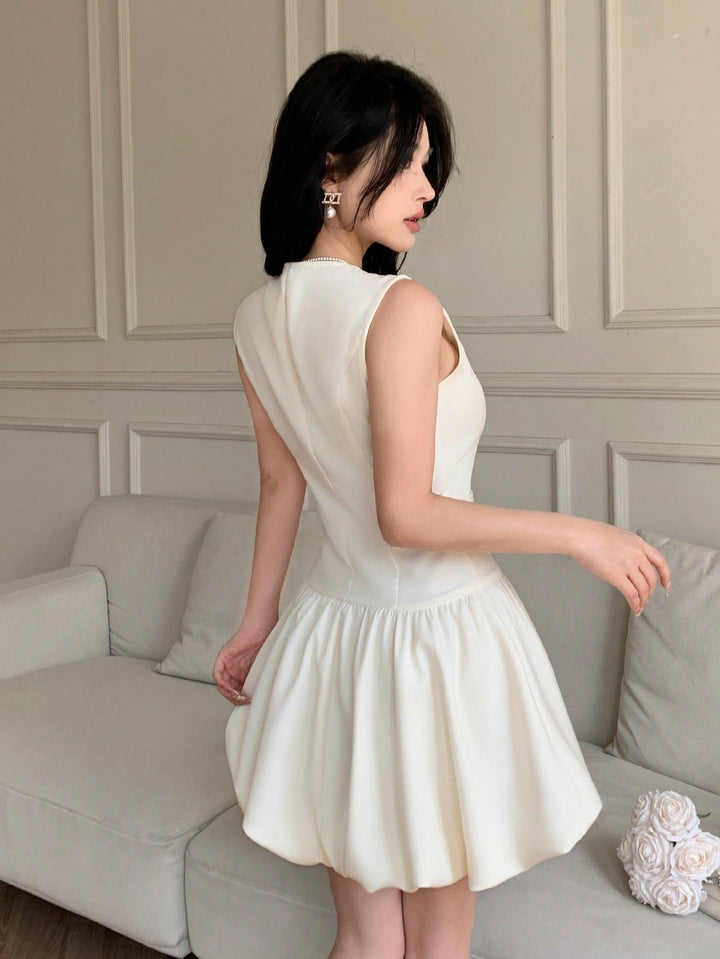 Rochie mini SHEIN, bej