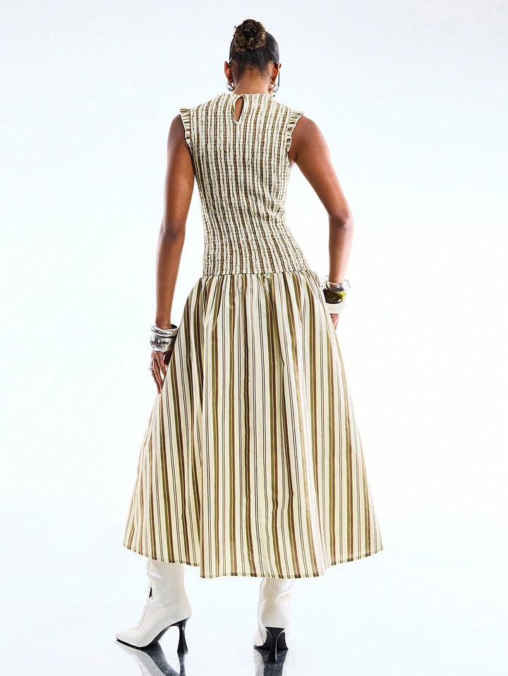 Rochie maxi SHEIN, verde
