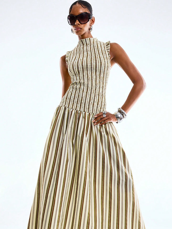 Rochie maxi SHEIN, verde