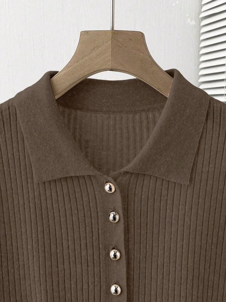 Cardigan SHEIN, maro