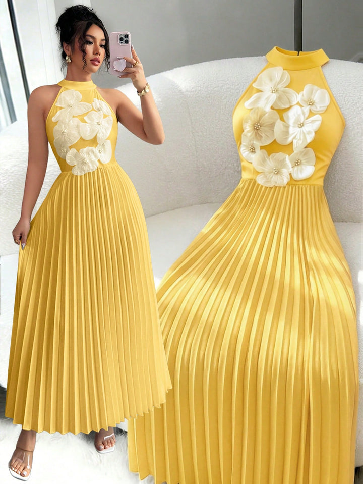 Rochie maxi SHEIN, galben