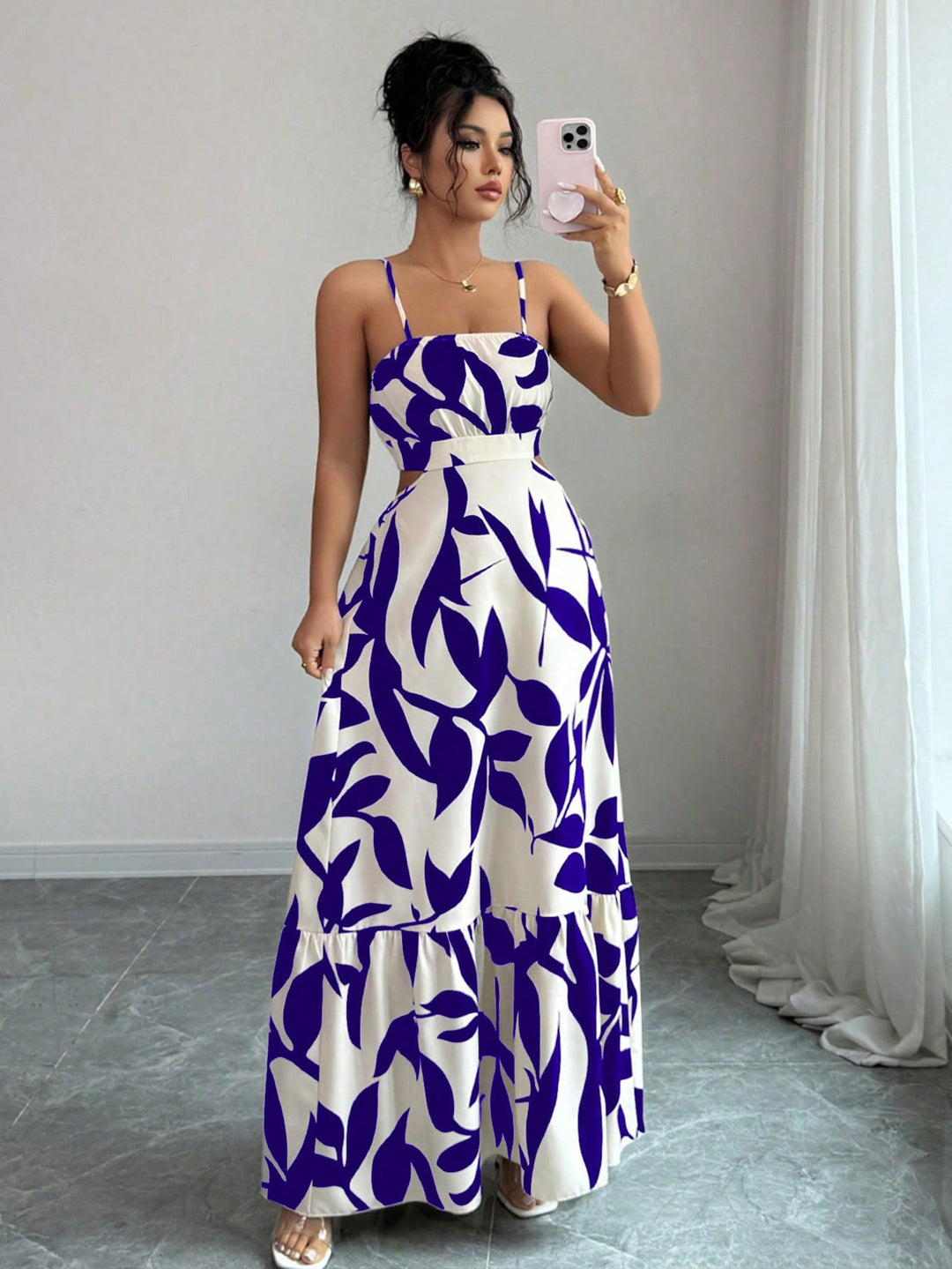 Rochie maxi SHEIN, albastru