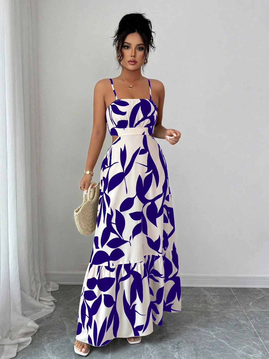Rochie maxi SHEIN, albastru