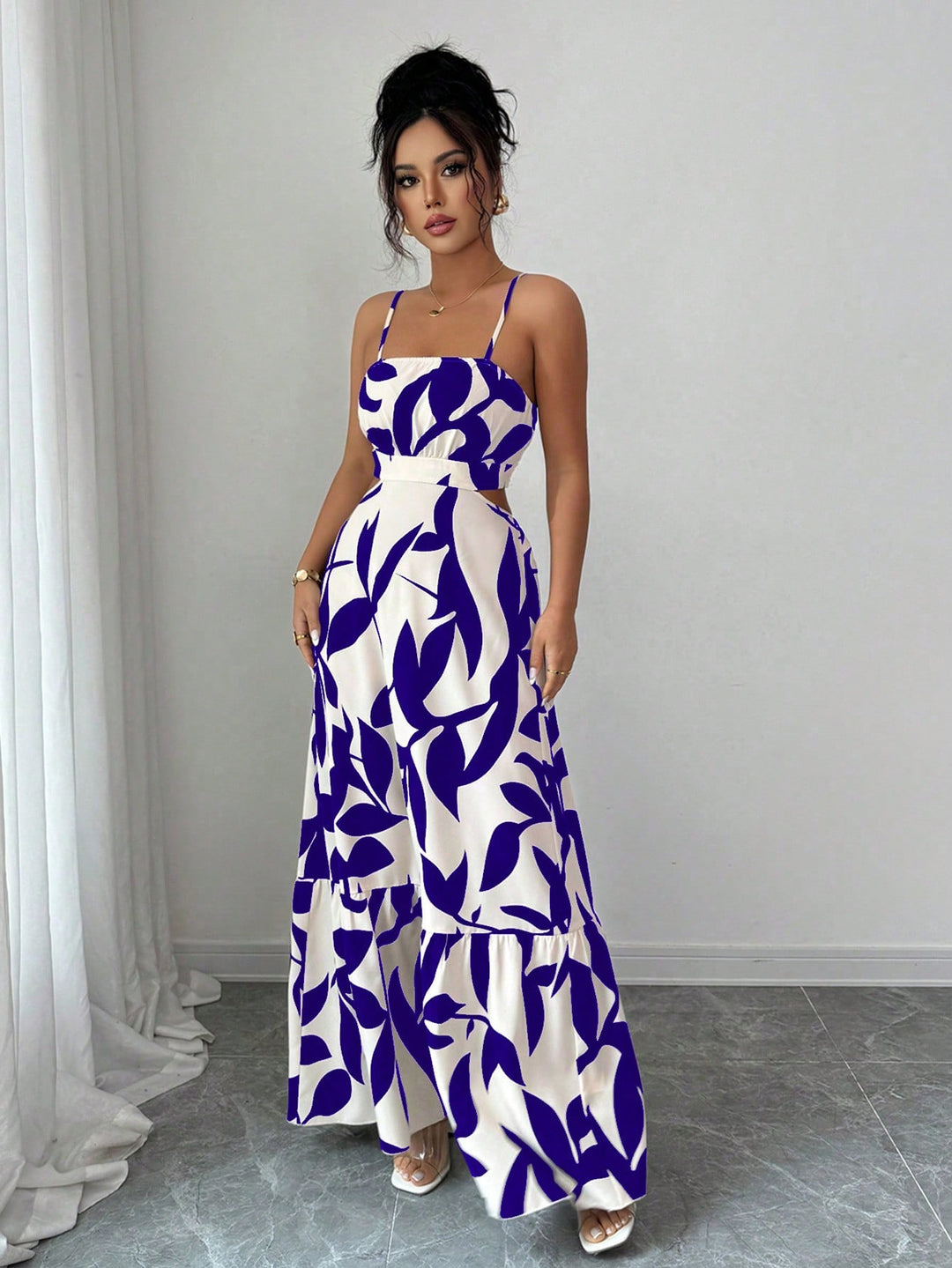 Rochie maxi SHEIN, albastru