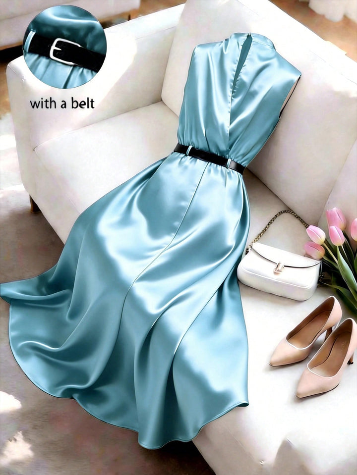 SHEIN maxi ruha, kék