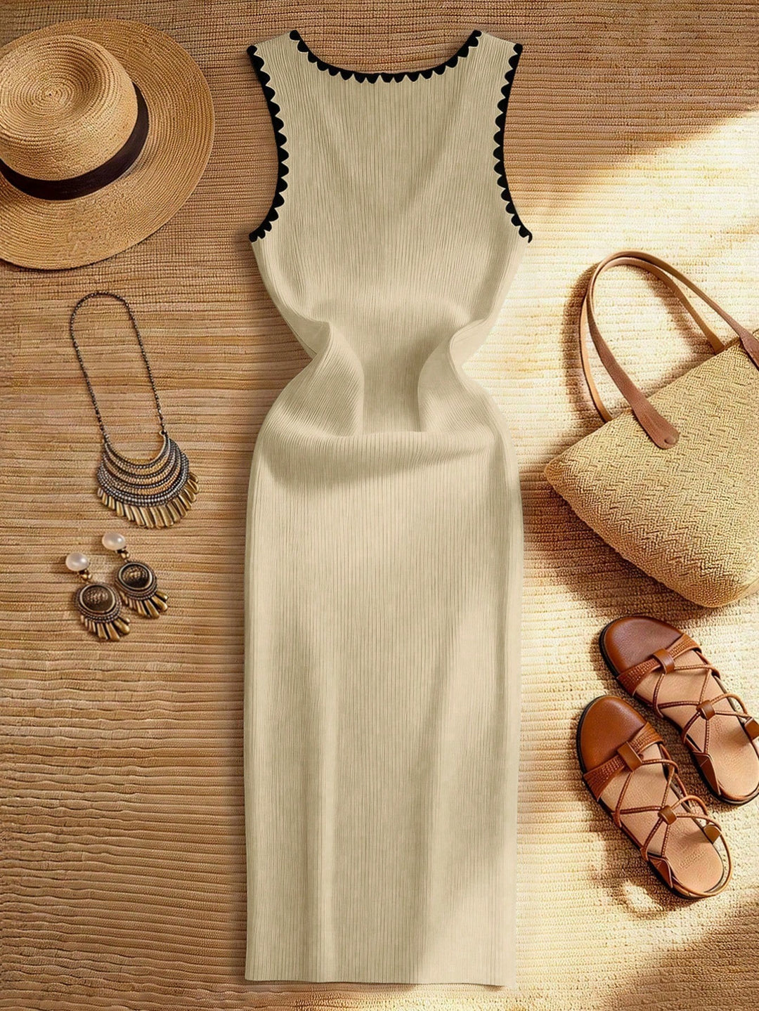 Rochie SHEIN, kaki