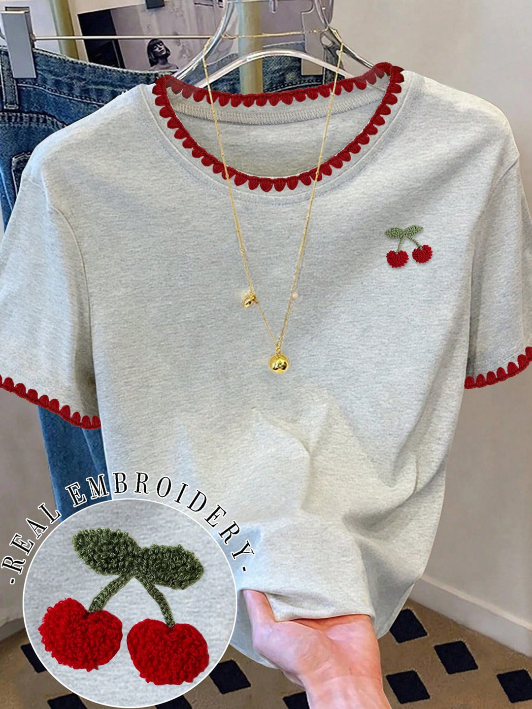 Tricou SHEIN, gri
