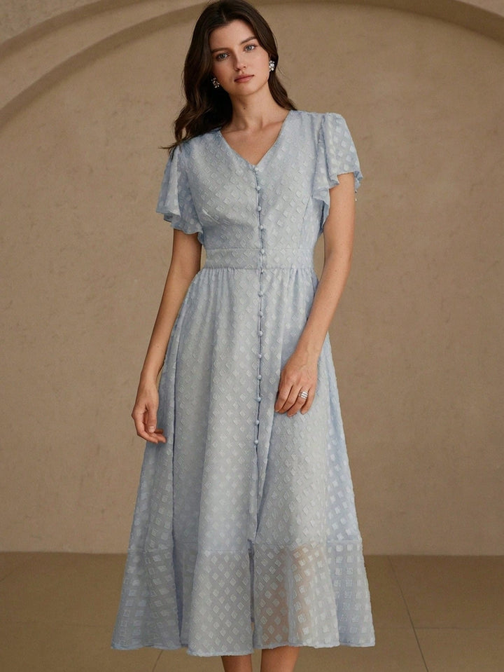 Rochie midi SHEIN, albastru