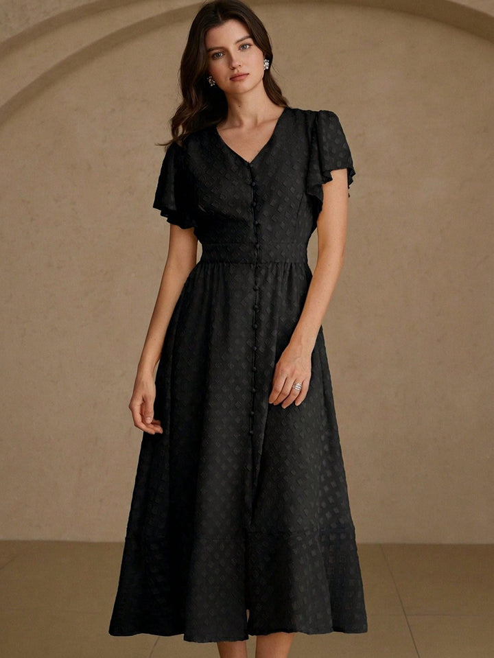 Rochie midi SHEIN, negru