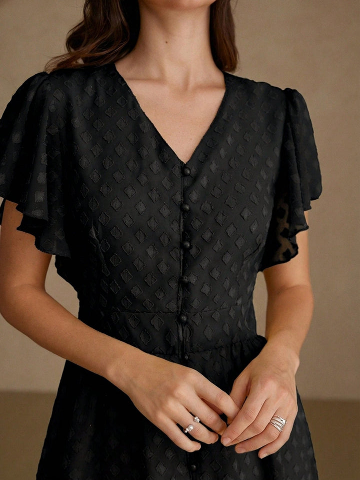 Rochie midi SHEIN, negru