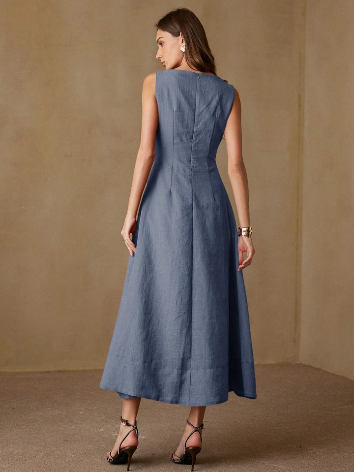 Rochie maxi SHEIN, albastru
