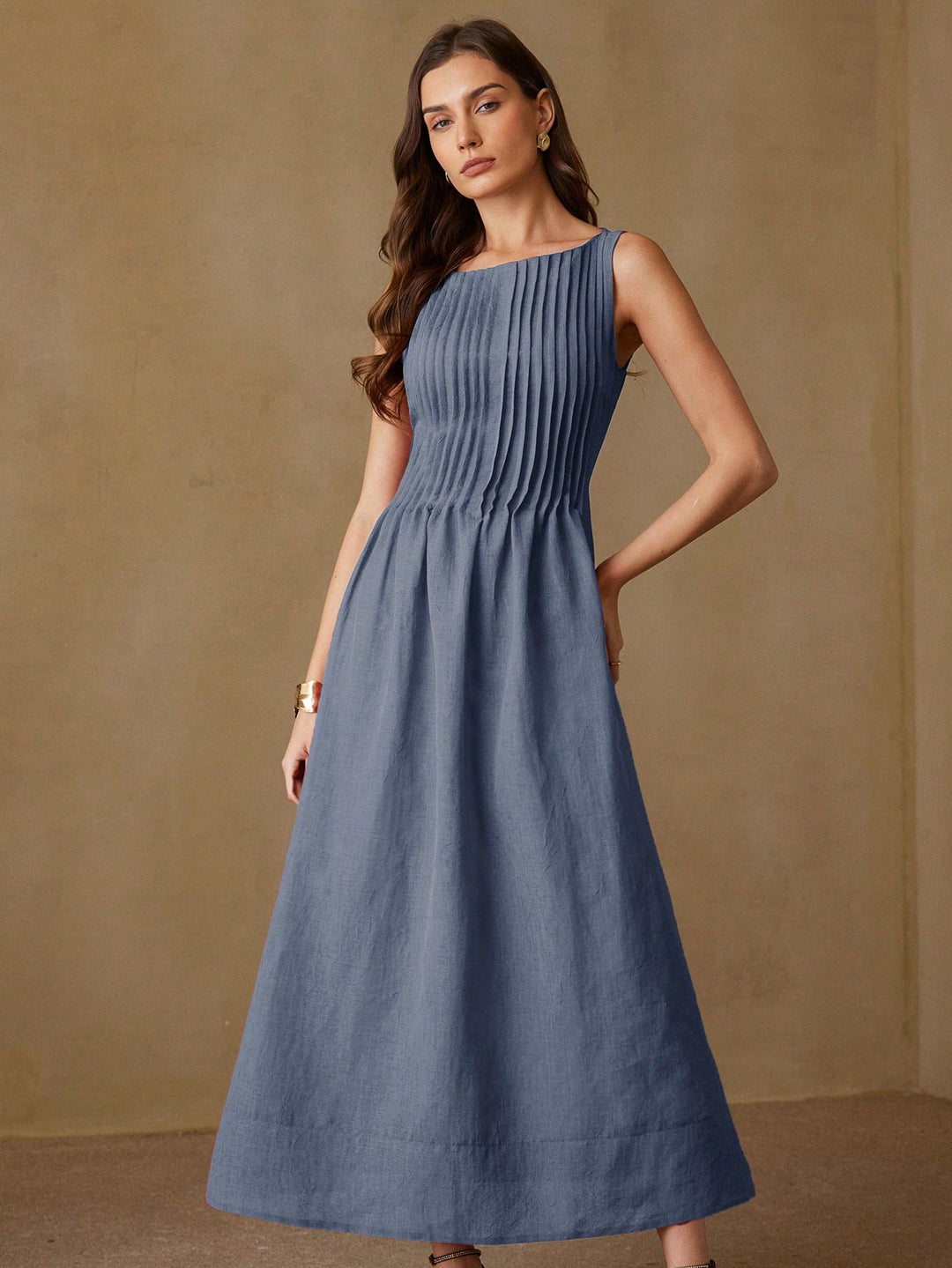 Rochie maxi SHEIN, albastru