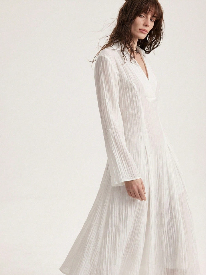 Rochie midi SHEIN, alb