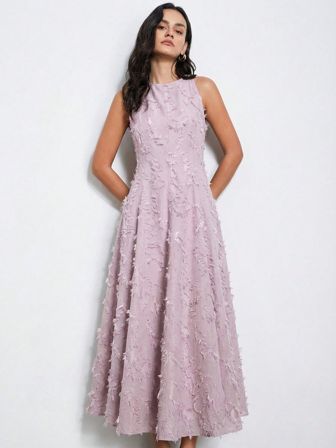 Rochie maxi SHEIN, roz